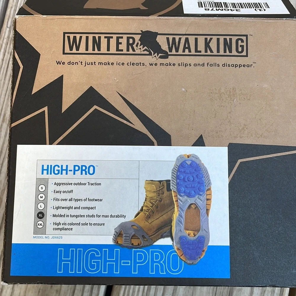 NIB- Winter Walking High-Pro Ice Cleats Size XL (11-13)